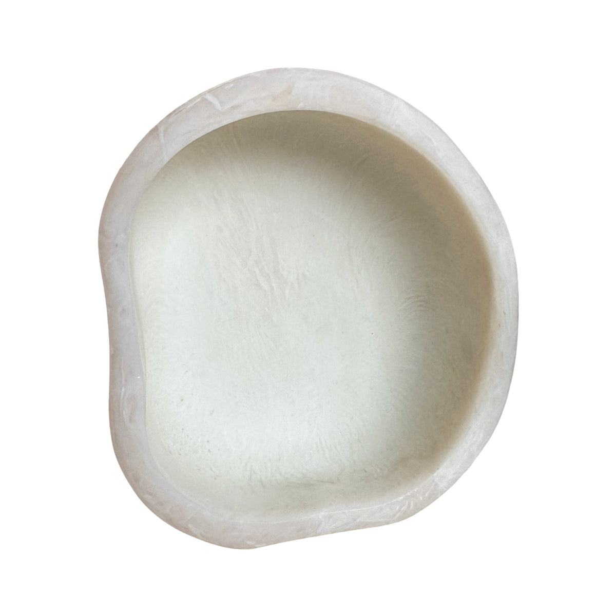 Small resin bowl organic shape