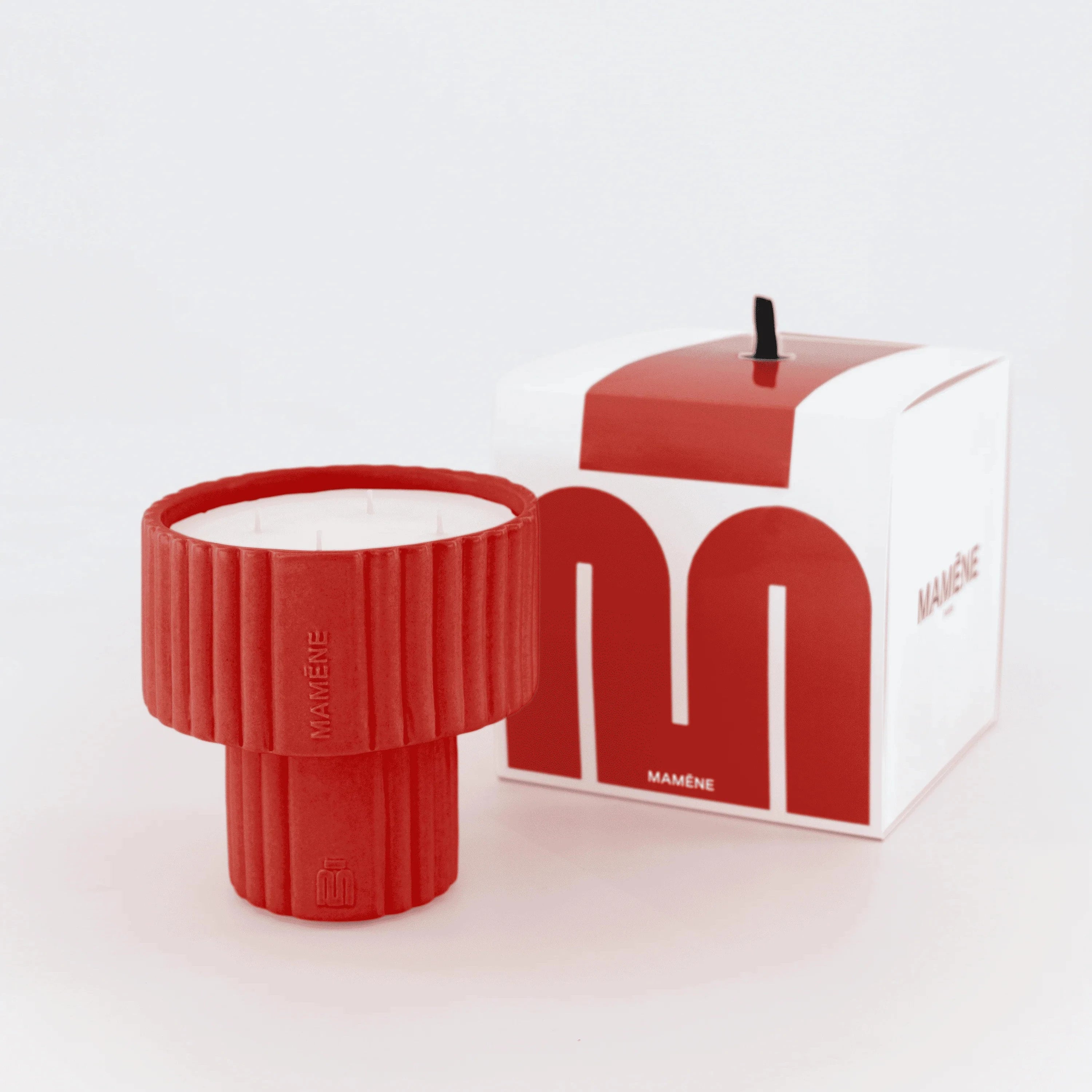 Podium Large Scented Candle - Red - Jeanne