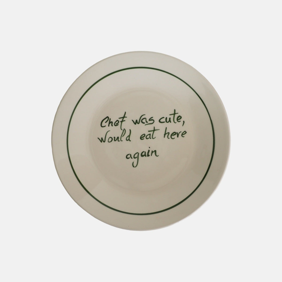 'Chef was cute, would eat here again' breakfast plate